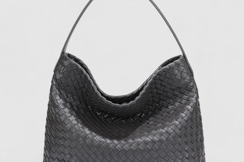 Women's Vegan Leather Shoulder Bag | Spacious Sustainable Shoulder Bag