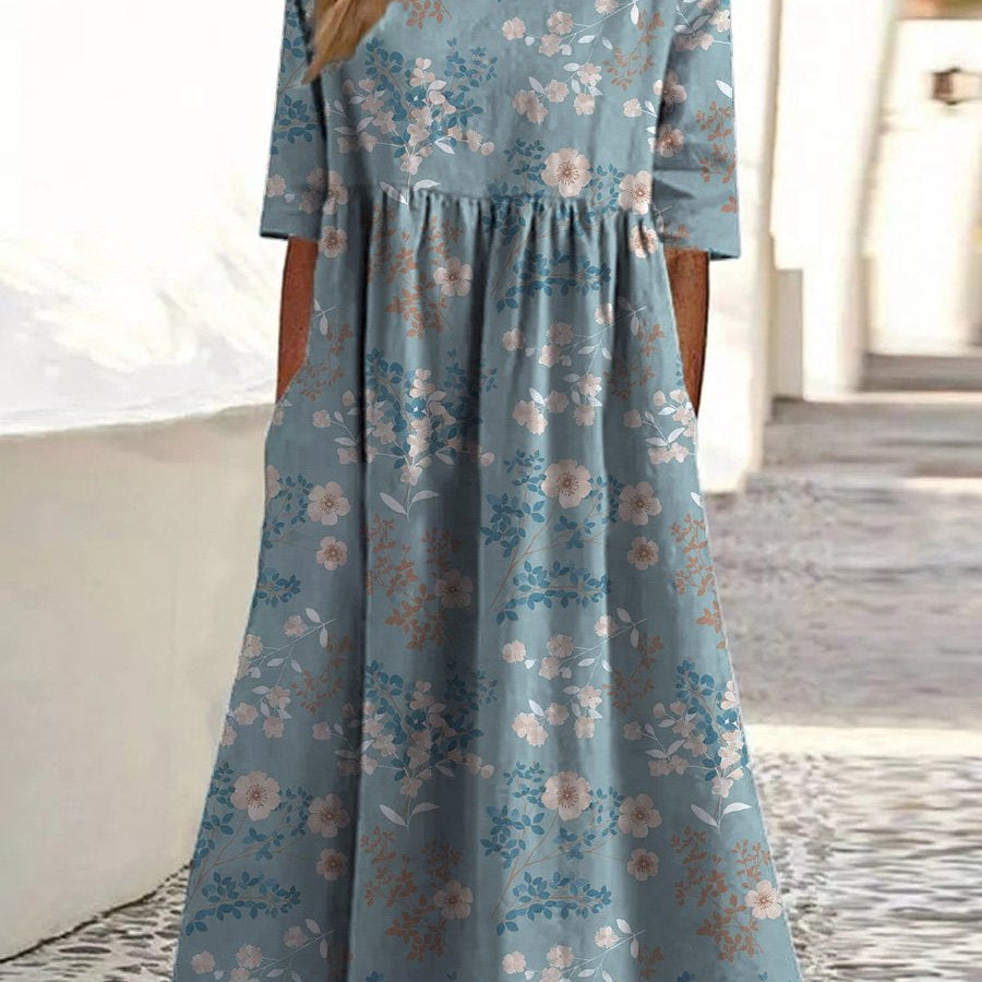 Women's Casual Midi Dress | Relaxed Everyday Midi Dress