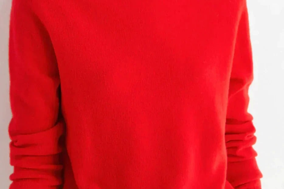 Mariana - Women's Cashmere-Blend Crew Neck Sweater