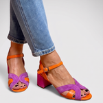 Sandals | Block Heel Ankle Strap | Stylish Comfortable Design 1