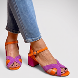 Sandals | Block Heel Ankle Strap | Stylish Comfortable Design 1