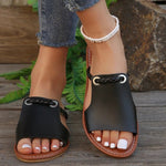 Sandals | Braided Strap Flat Footwear | Comfortable Boho Style | Effortless Summer Charm 5