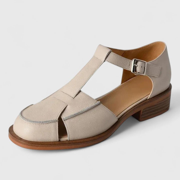 Sandals | Elegant T-Strap Design | Low Block Heel | Versatile and Comfortable 0