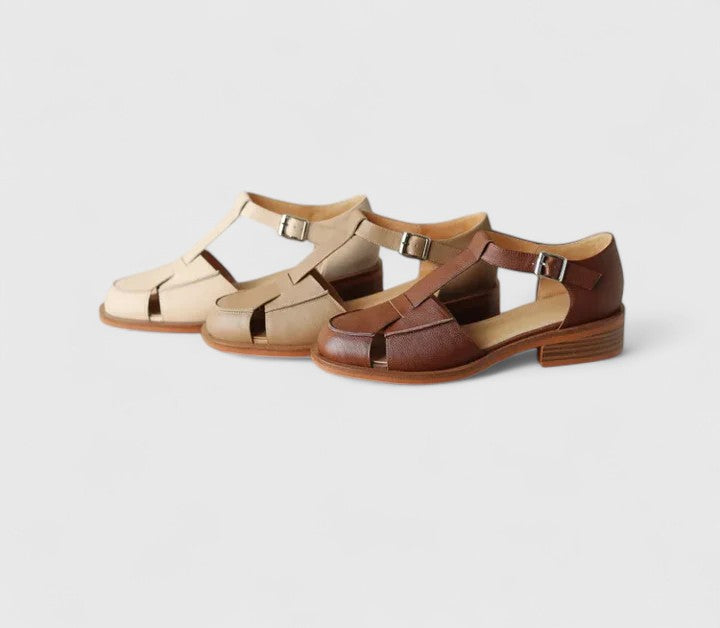 Sandals | Elegant T-Strap Design | Low Block Heel | Versatile and Comfortable 3