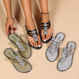 Sandals | Elegant T-Strap Flat Design | Comfortable Stylish Footwear 3