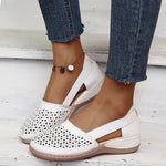 Sandals | Geometric Pattern Closed Toe Shoes | Stylish Comfortable Summer Footwear 1