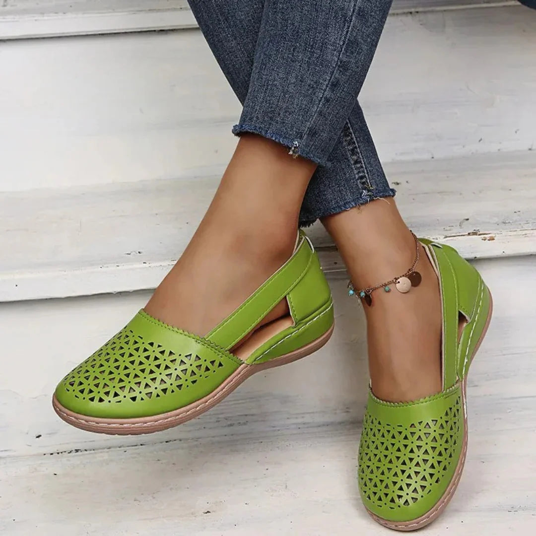 Sandals | Geometric Pattern Closed Toe Shoes | Stylish Comfortable Summer Footwear 2