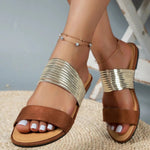 Sandals | Two-Strap Slip-On Design | Lightweight Elegant Comfort 6