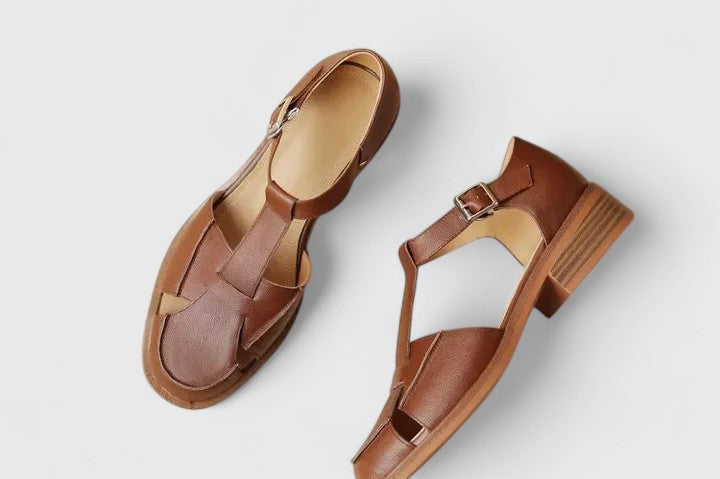 Women's Mary Jane Sandals | Elegant Buckle Summer Sandals