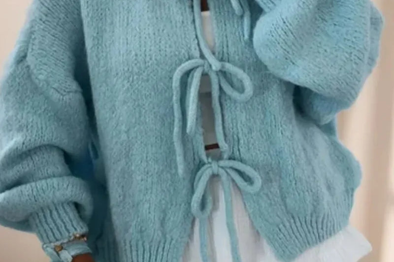 Women's Open-Front Knit Cardigan | Light Layering Cardigan