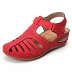 Sharon Fisherman Sandals - Red