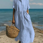Shirt Dress | Elegant Summer Dress with Flattering Silhouette 1