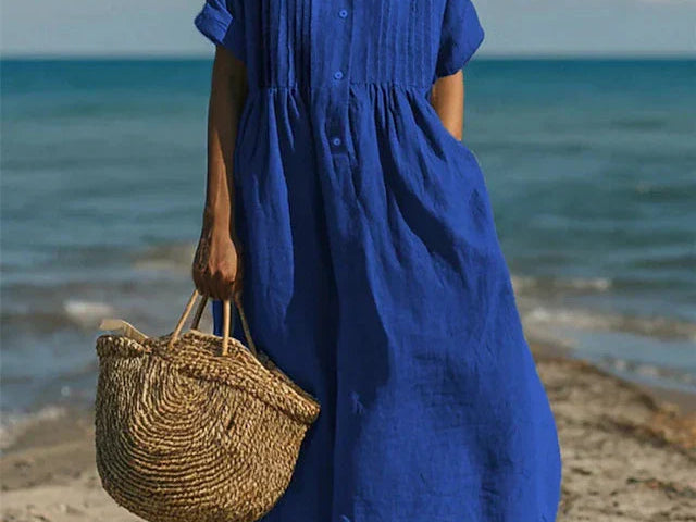 Shirt Dress | Elegant Summer Dress with Flattering Silhouette 2