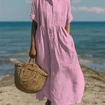 Shirt Dress | Elegant Summer Dress with Flattering Silhouette 3