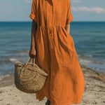Shirt Dress | Elegant Summer Dress with Flattering Silhouette 4
