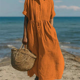Shirt Dress | Elegant Summer Dress with Flattering Silhouette 4