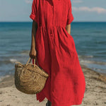 Shirt Dress | Elegant Summer Dress with Flattering Silhouette 5