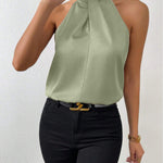 Silk Top | Knot Neck | Elegant Silk Blouse | Luxurious | Versatile 14