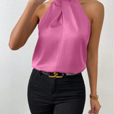 Silk Top | Knot Neck | Elegant Silk Blouse | Luxurious | Versatile 16