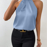 Silk Top | Knot Neck | Elegant Silk Blouse | Luxurious | Versatile 17