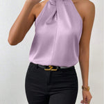 Silk Top | Knot Neck | Elegant Silk Blouse | Luxurious | Versatile 18