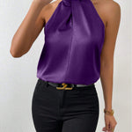 Silk Top | Knot Neck | Elegant Silk Blouse | Luxurious | Versatile 20