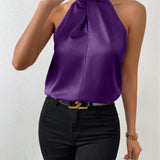 Silk Top | Knot Neck | Elegant Silk Blouse | Luxurious | Versatile 20