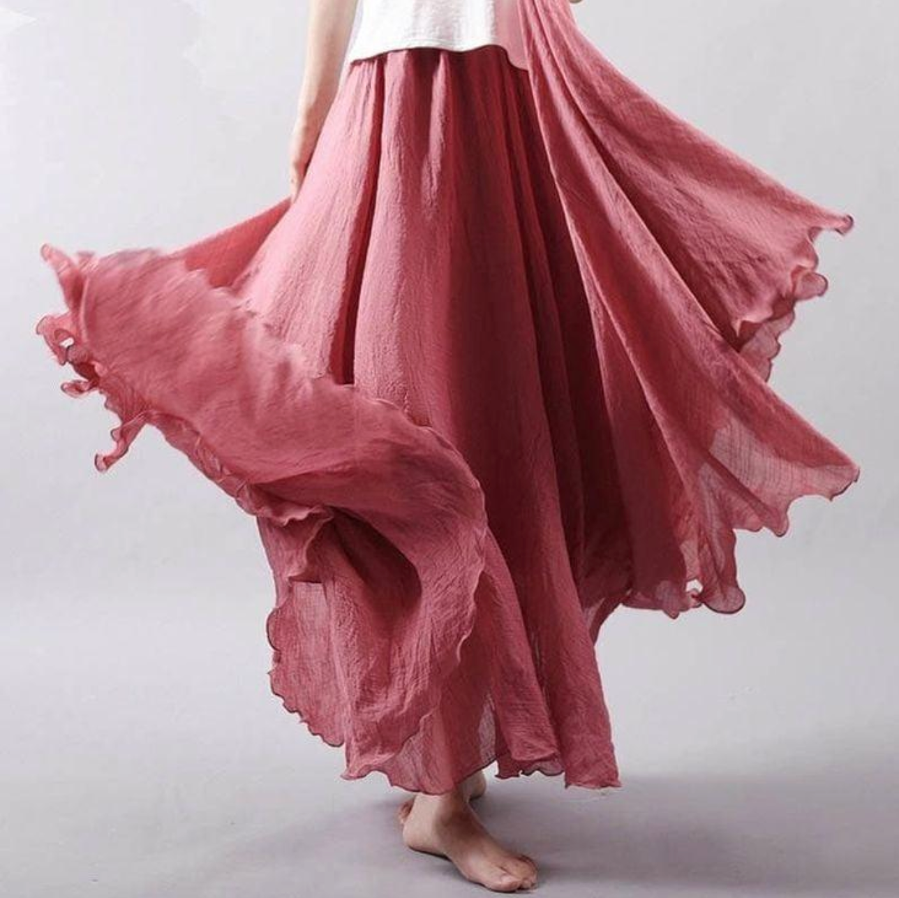 Skirt | Flowing Maxi Skirt | Elegant Summer Piece | Comfortable Lightweight 1