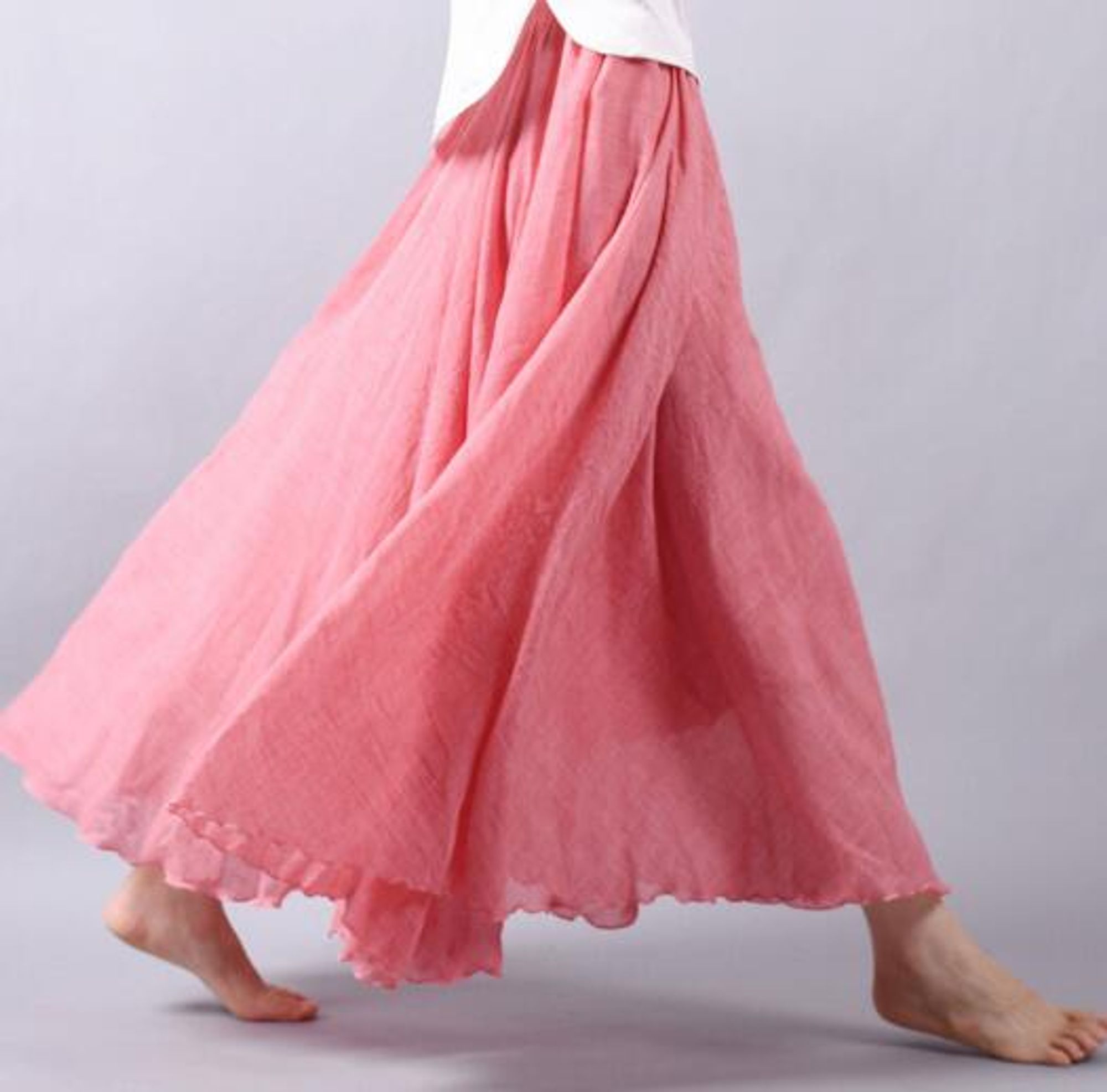 Skirt | Flowing Maxi Skirt | Elegant Summer Piece | Comfortable Lightweight 4