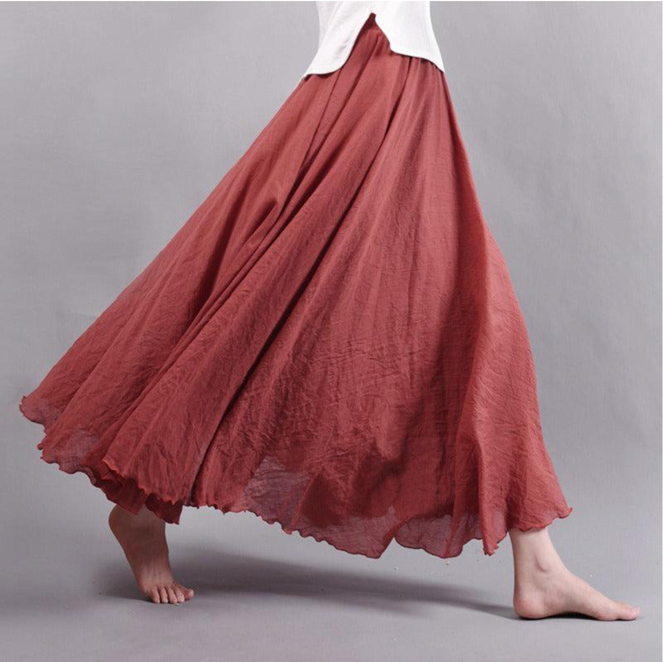 Skirt | Flowing Maxi Skirt | Elegant Summer Piece | Comfortable Lightweight 6