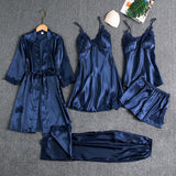 Sleepwear Set | Elegant Five-Piece Pajama Set for Women 0