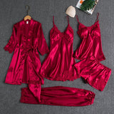 Sleepwear Set | Elegant Five-Piece Pajama Set for Women 1