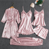 Sleepwear Set | Elegant Five-Piece Pajama Set for Women 2