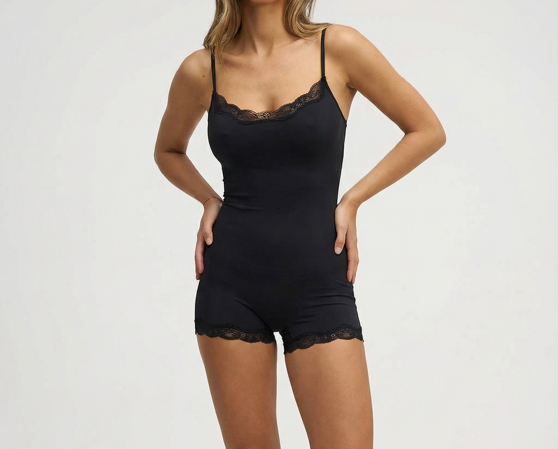 Sleepwear | Delicate Lace Sleep Romper | Elegant Comfortable Design 4