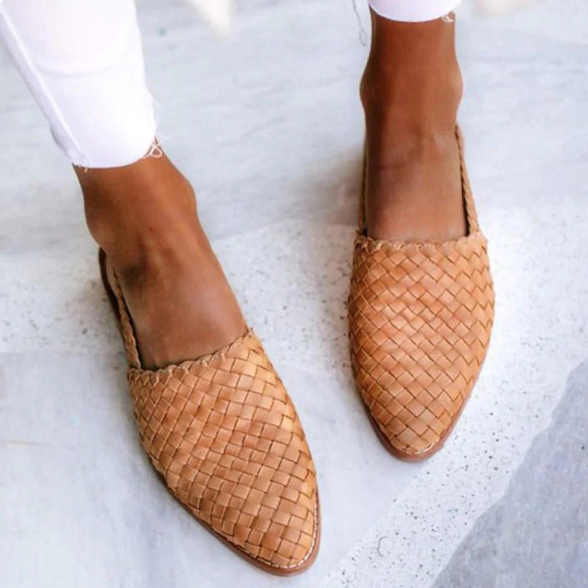 Slingback Loafers | Braided Design | Elegant Pointed Toe | Comfortable Lightweight Shoes 3