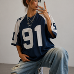 Sport Jersey Shirt | Oversized Trendy Streetwear Top 0