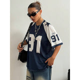 Sport Jersey Shirt | Oversized Trendy Streetwear Top 1