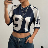 Sport Jersey Shirt | Oversized Trendy Streetwear Top 3