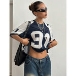 Sport Jersey Shirt | Oversized Trendy Streetwear Top 4