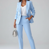Suit | Modern Double-Breasted Blazer Set | Elegant Sophisticated Design 0