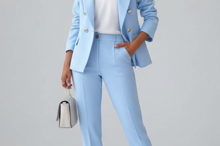 Suit | Modern Double-Breasted Blazer Set | Elegant Sophisticated Design 0