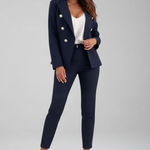 Suit | Modern Double-Breasted Blazer Set | Elegant Sophisticated Design 1