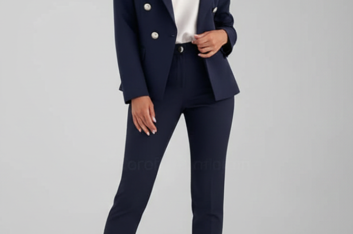 Suit | Modern Double-Breasted Blazer Set | Elegant Sophisticated Design 1