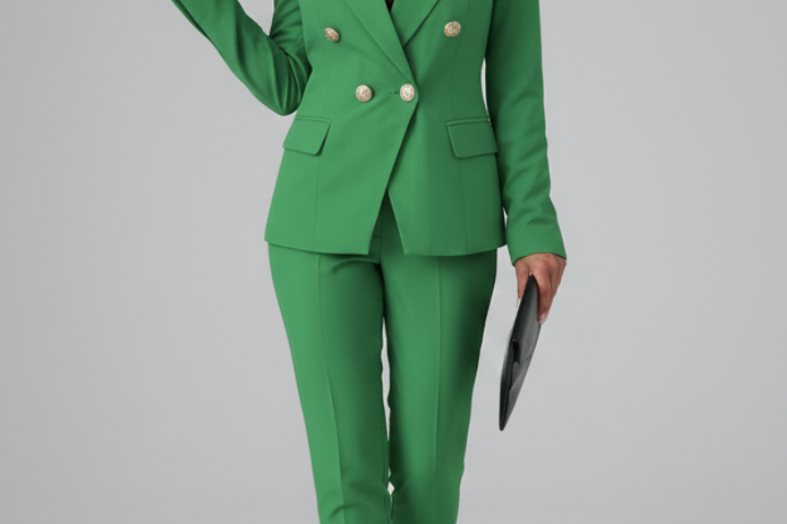 Suit | Modern Double-Breasted Blazer Set | Elegant Sophisticated Design 6