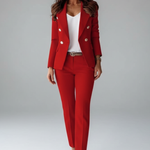 Suit | Modern Double-Breasted Blazer Set | Elegant Sophisticated Design 9