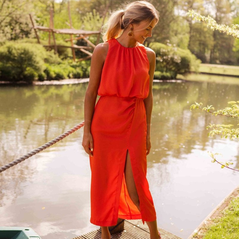 Summer Dresses | Simple Midi Dress | Elegant Comfortable A-Line 1