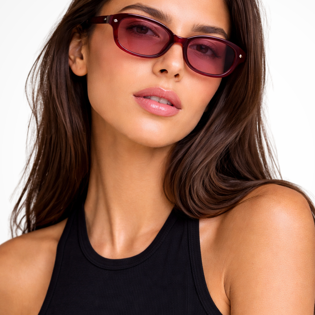 Sunglasses | Rectangular Frame | Stylish Tinted Lenses | Modern Chic 2