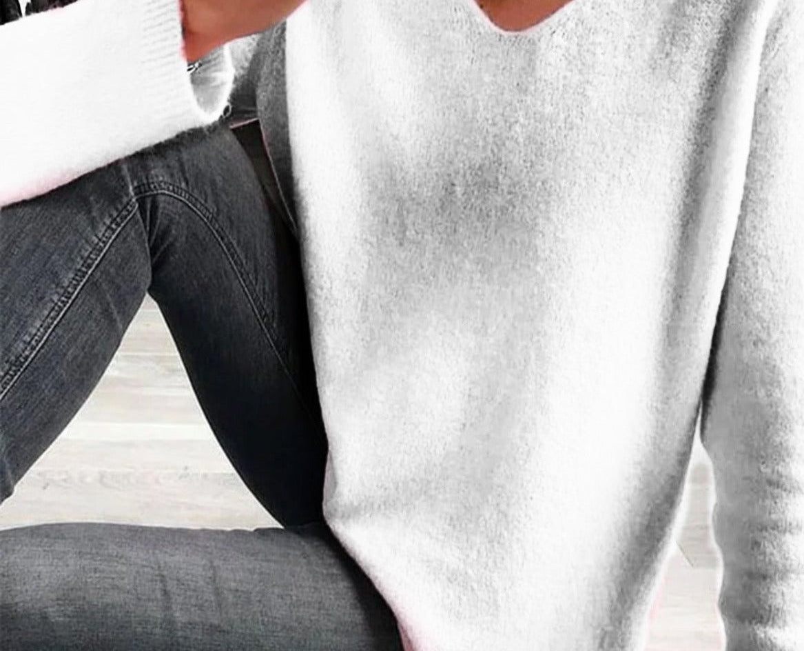 Sweater | V-Neck Design | Casual Winter Sweater | Soft and Elegant 3