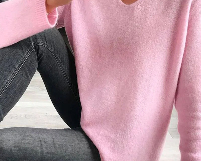 Sweater | V-Neck Design | Casual Winter Sweater | Soft and Elegant 4