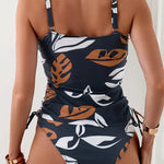 Tankini Set | Stylish Tropical Pattern Swimwear | Comfortable Fit Ladies Tankini Sets 1